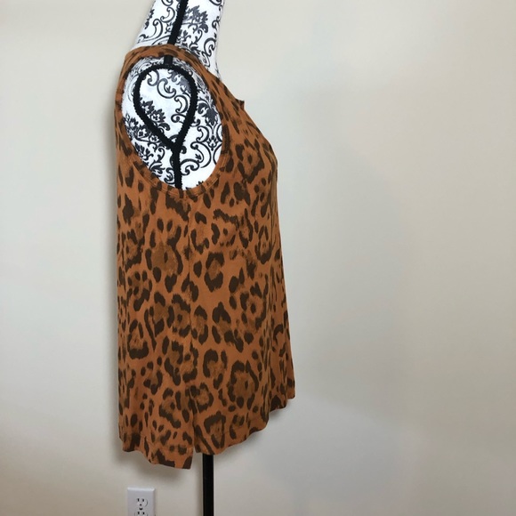 Peyton Jensen Evereve Cheetah Print Tank Top - Picture 3 of 9
